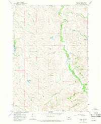 Wyola NE Montana Historical topographic map, 1:24000 scale, 7.5 X 7.5 Minute, Year 1967