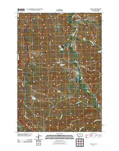 Wyola NE Montana Historical topographic map, 1:24000 scale, 7.5 X 7.5 Minute, Year 2011