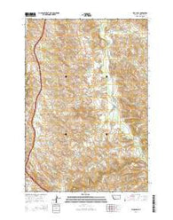 Wyola NE Montana Current topographic map, 1:24000 scale, 7.5 X 7.5 Minute, Year 2014