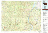 Yaak River Montana Historical topographic map, 1:100000 scale, 30 X 60 Minute, Year 1979