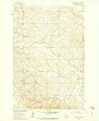 Yablonski Ranch Montana Historical topographic map, 1:24000 scale, 7.5 X 7.5 Minute, Year 1960