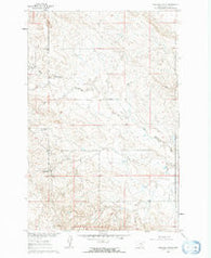 Yablonski Ranch Montana Historical topographic map, 1:24000 scale, 7.5 X 7.5 Minute, Year 1960
