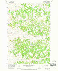 Yager Butte Montana Historical topographic map, 1:24000 scale, 7.5 X 7.5 Minute, Year 1967