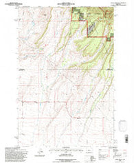 Yaple Bench Montana Historical topographic map, 1:24000 scale, 7.5 X 7.5 Minute, Year 1995