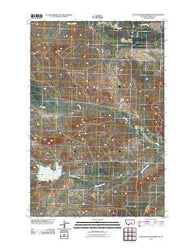 Yellow Water Reservoir Montana Historical topographic map, 1:24000 scale, 7.5 X 7.5 Minute, Year 2011