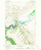 Yellowtail Dam Montana Historical topographic map, 1:24000 scale, 7.5 X 7.5 Minute, Year 1964