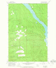 Yew Creek Montana Historical topographic map, 1:24000 scale, 7.5 X 7.5 Minute, Year 1965