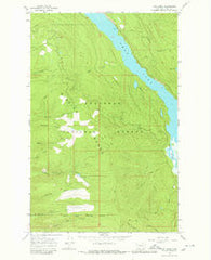 Yew Creek Montana Historical topographic map, 1:24000 scale, 7.5 X 7.5 Minute, Year 1965