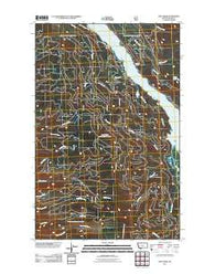 Yew Creek Montana Historical topographic map, 1:24000 scale, 7.5 X 7.5 Minute, Year 2011