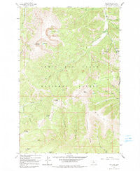 Yogo Peak Montana Historical topographic map, 1:24000 scale, 7.5 X 7.5 Minute, Year 1961