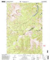 Yogo Peak Montana Historical topographic map, 1:24000 scale, 7.5 X 7.5 Minute, Year 1995