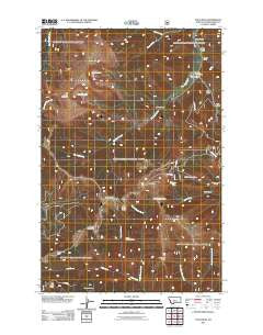 Yogo Peak Montana Historical topographic map, 1:24000 scale, 7.5 X 7.5 Minute, Year 2011