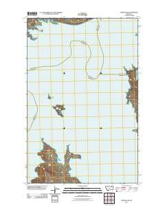York Island Montana Historical topographic map, 1:24000 scale, 7.5 X 7.5 Minute, Year 2011
