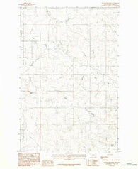 Youngquist Mine Montana Historical topographic map, 1:24000 scale, 7.5 X 7.5 Minute, Year 1983