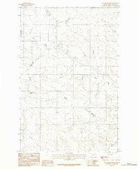 Youngquist Mine Montana Historical topographic map, 1:24000 scale, 7.5 X 7.5 Minute, Year 1983