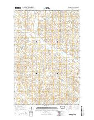 Youngquist Mine Montana Current topographic map, 1:24000 scale, 7.5 X 7.5 Minute, Year 2014
