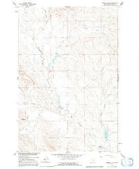 Zempel Lake Montana Historical topographic map, 1:24000 scale, 7.5 X 7.5 Minute, Year 1960