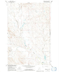 Zempel Lake Montana Historical topographic map, 1:24000 scale, 7.5 X 7.5 Minute, Year 1960