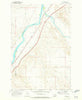 Zero Montana Historical topographic map, 1:24000 scale, 7.5 X 7.5 Minute, Year 1969