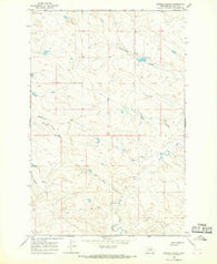 Ziegele Coulee Montana Historical topographic map, 1:24000 scale, 7.5 X 7.5 Minute, Year 1965