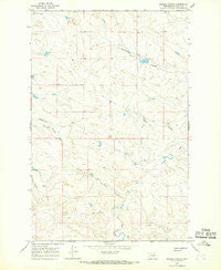 Ziegele Coulee Montana Historical topographic map, 1:24000 scale, 7.5 X 7.5 Minute, Year 1965