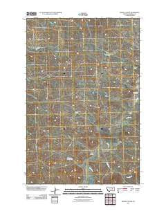 Ziegele Coulee Montana Historical topographic map, 1:24000 scale, 7.5 X 7.5 Minute, Year 2011