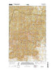 Zortman Montana Current topographic map, 1:24000 scale, 7.5 X 7.5 Minute, Year 2014
