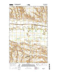 Zurich Montana Current topographic map, 1:24000 scale, 7.5 X 7.5 Minute, Year 2014