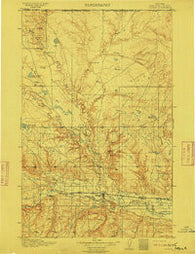 Zurich Montana Historical topographic map, 1:125000 scale, 30 X 30 Minute, Year 1912