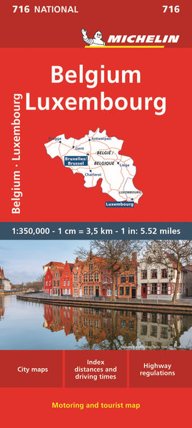 Buy map Belgium / Luxembourg Road Map