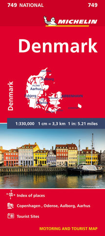 Buy map Denmark: road and tourist map = Danemark: carte routière et touristique