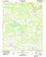 Abbottsburg North Carolina Historical topographic map, 1:24000 scale, 7.5 X 7.5 Minute, Year 1987