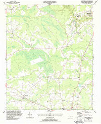 Abbottsburg North Carolina Historical topographic map, 1:24000 scale, 7.5 X 7.5 Minute, Year 1987