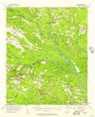 Acme North Carolina Historical topographic map, 1:62500 scale, 15 X 15 Minute, Year 1954