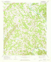 Advance North Carolina Historical topographic map, 1:24000 scale, 7.5 X 7.5 Minute, Year 1969