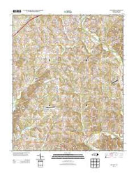 Advance North Carolina Historical topographic map, 1:24000 scale, 7.5 X 7.5 Minute, Year 2013
