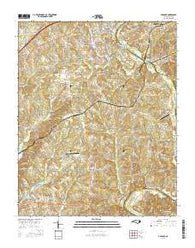 Advance North Carolina Current topographic map, 1:24000 scale, 7.5 X 7.5 Minute, Year 2016