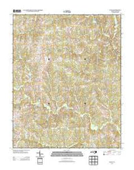 Afton North Carolina Historical topographic map, 1:24000 scale, 7.5 X 7.5 Minute, Year 2013