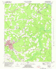 Ahoskie North Carolina Historical topographic map, 1:24000 scale, 7.5 X 7.5 Minute, Year 1982