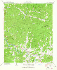 Alarka North Carolina Historical topographic map, 1:24000 scale, 7.5 X 7.5 Minute, Year 1940