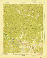 Alarka North Carolina Historical topographic map, 1:24000 scale, 7.5 X 7.5 Minute, Year 1941