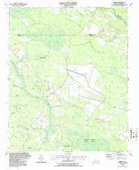 Ammon North Carolina Historical topographic map, 1:24000 scale, 7.5 X 7.5 Minute, Year 1987