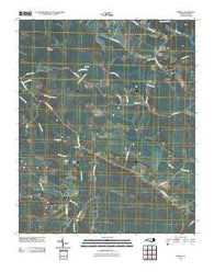 Ammon North Carolina Historical topographic map, 1:24000 scale, 7.5 X 7.5 Minute, Year 2010