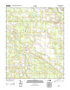 Ammon North Carolina Historical topographic map, 1:24000 scale, 7.5 X 7.5 Minute, Year 2013