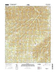 Anderson North Carolina Current topographic map, 1:24000 scale, 7.5 X 7.5 Minute, Year 2016