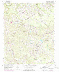 Anderson Creek North Carolina Historical topographic map, 1:24000 scale, 7.5 X 7.5 Minute, Year 1956
