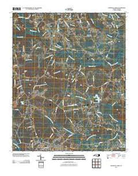Anderson Creek North Carolina Historical topographic map, 1:24000 scale, 7.5 X 7.5 Minute, Year 2010
