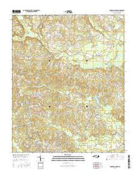 Anderson Creek North Carolina Current topographic map, 1:24000 scale, 7.5 X 7.5 Minute, Year 2016