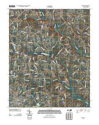 Angier North Carolina Historical topographic map, 1:24000 scale, 7.5 X 7.5 Minute, Year 2010