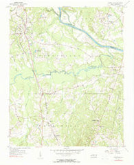 Ansonville North Carolina Historical topographic map, 1:24000 scale, 7.5 X 7.5 Minute, Year 1956